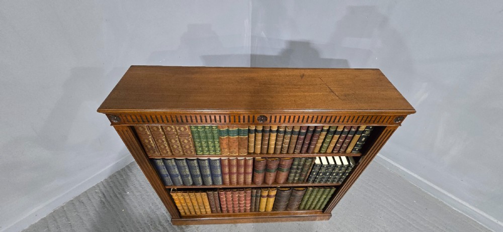 Good Mahogany Open Adjustable Library Bookcase View VII