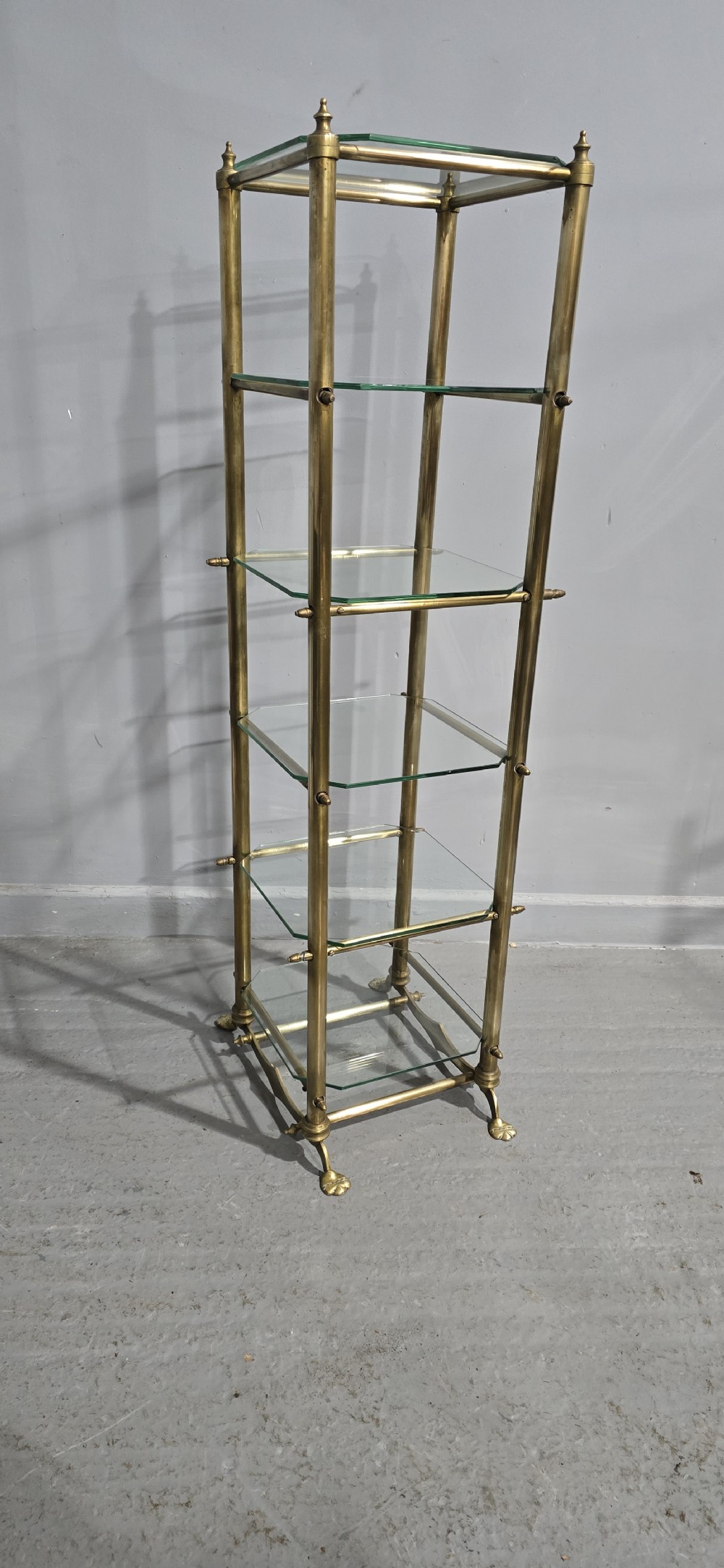 Brass Shop Display Stand Harris and Sheldon Ltd View II