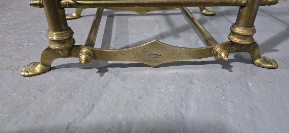 Brass Shop Display Stand Harris and Sheldon Ltd View V