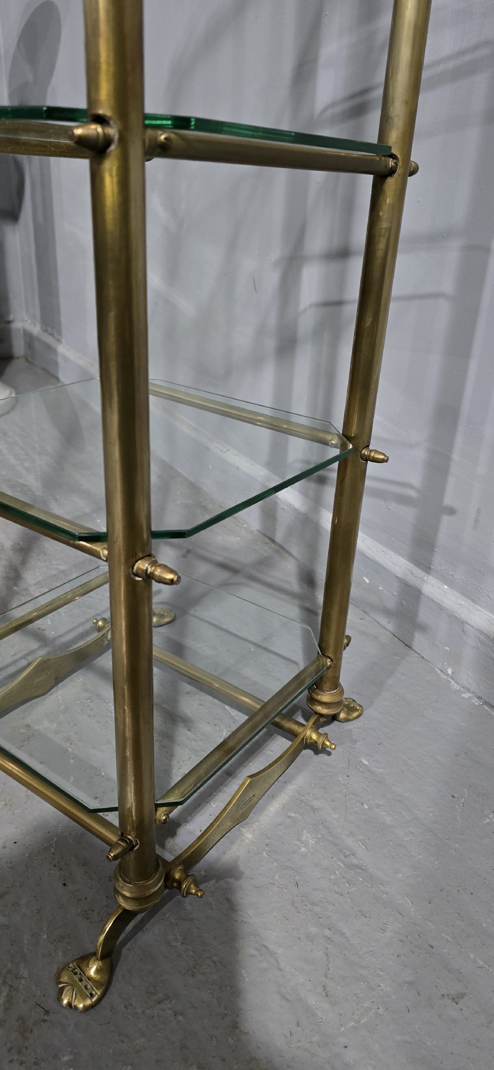 Brass Shop Display Stand Harris and Sheldon Ltd View VI