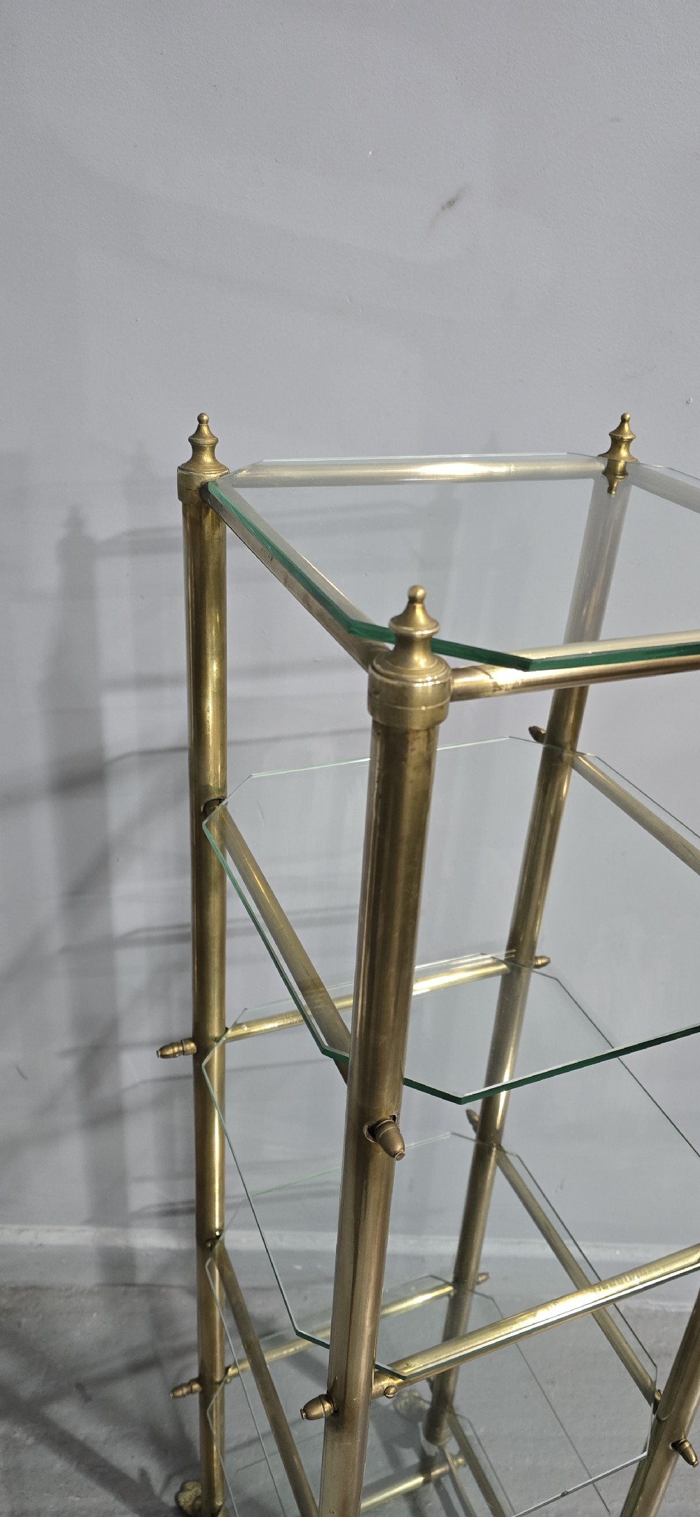Brass Shop Display Stand Harris and Sheldon Ltd View IX