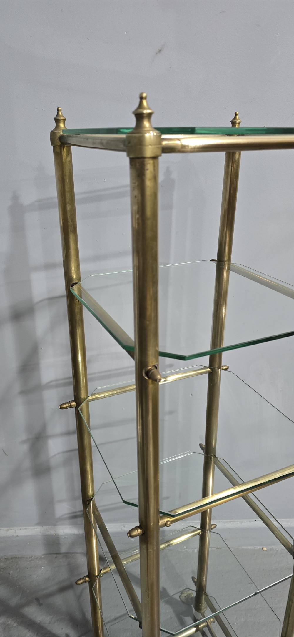 Brass Shop Display Stand Harris and Sheldon Ltd View X