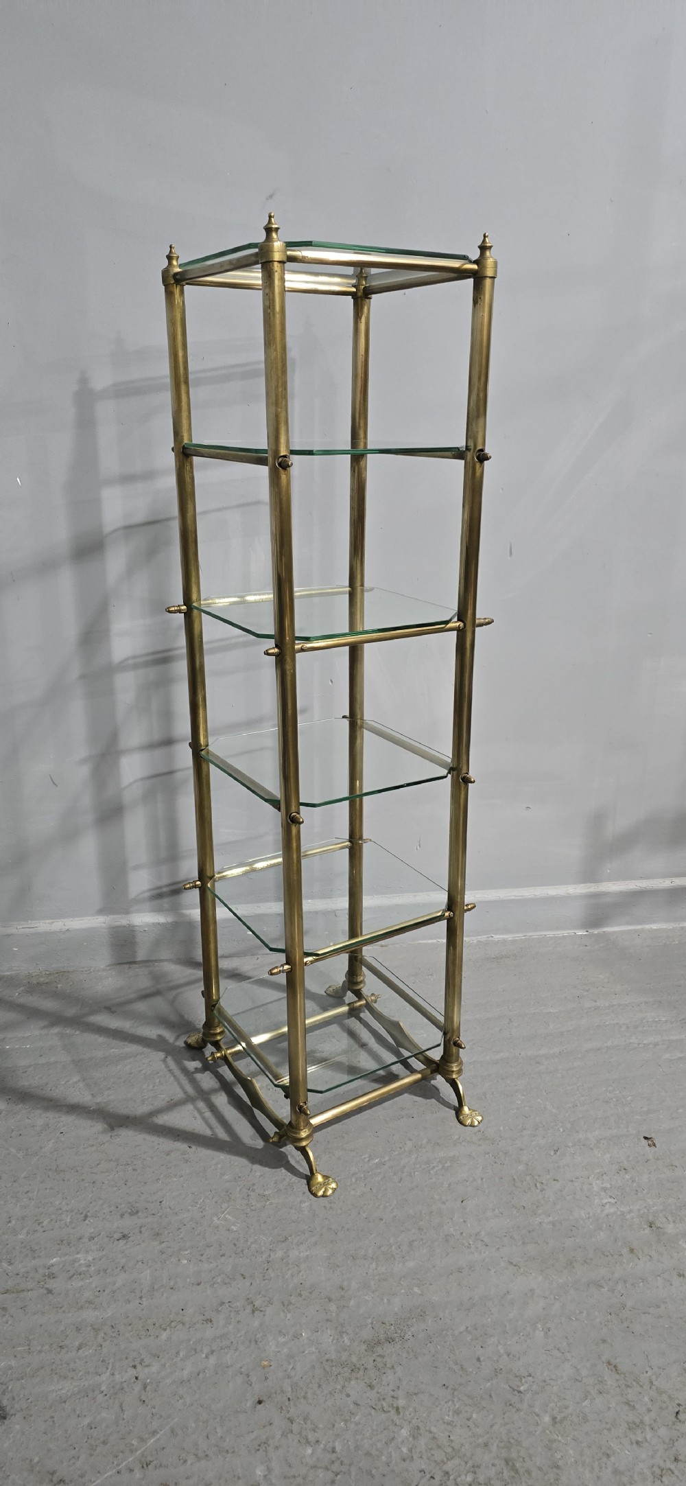 Brass Shop Display Stand Harris and Sheldon Ltd View XI