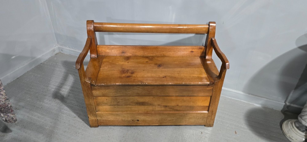 French Cherry Hall Bench View III