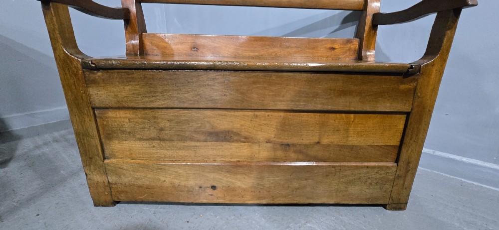 French Cherry Hall Bench View IV