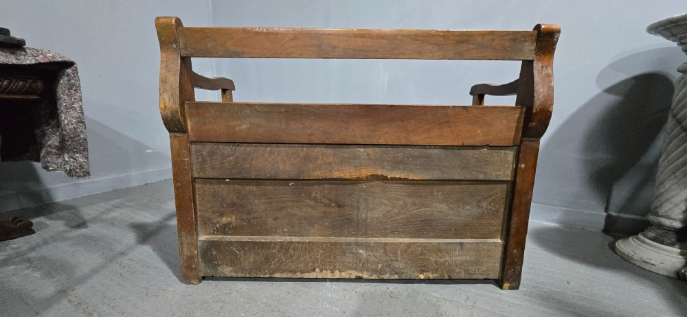 French Cherry Hall Bench View IX