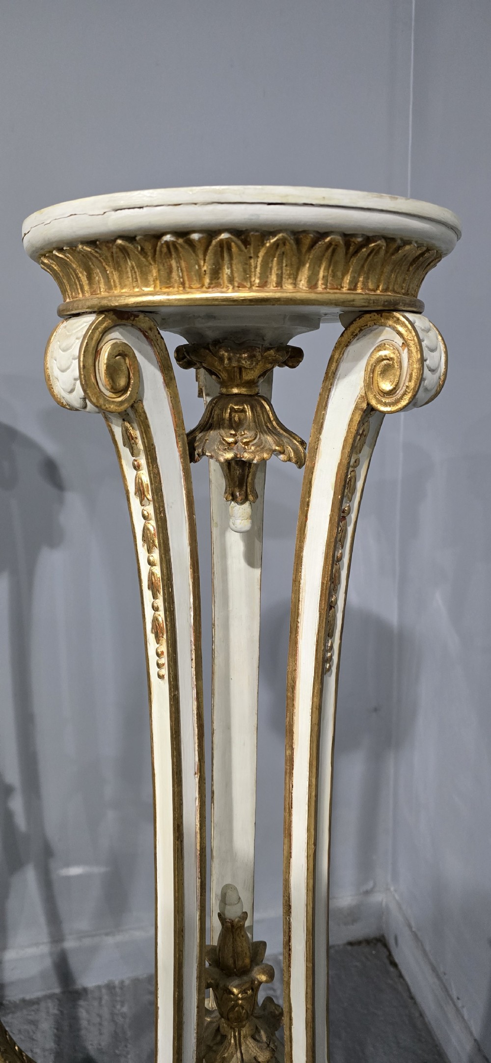 Super Pair Parcel Gilt Torchere Stands View VI