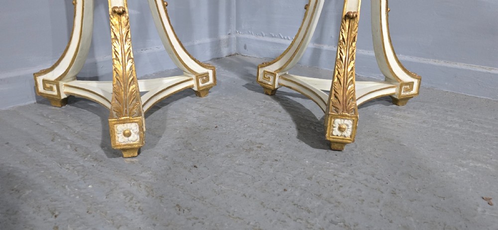 Super Pair Parcel Gilt Torchere Stands View IX