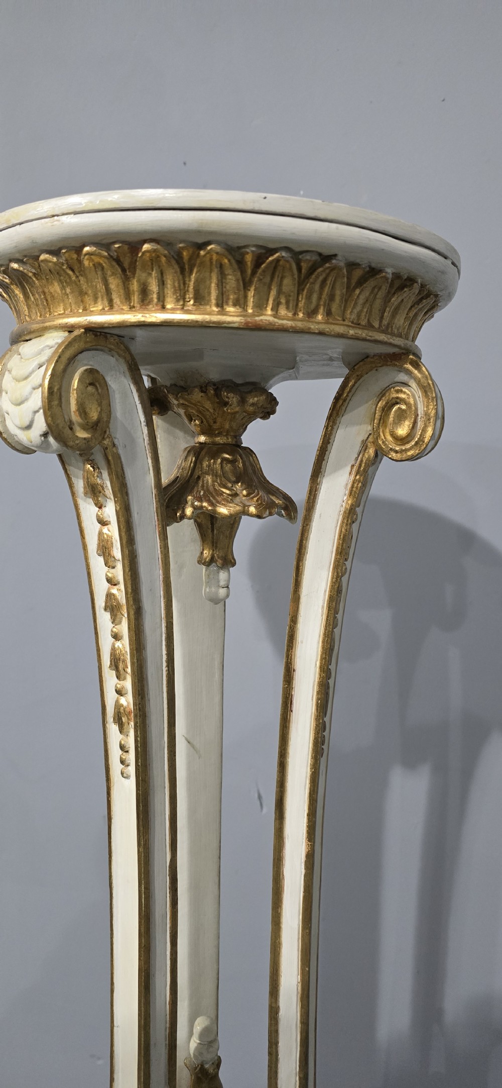 Super Pair Parcel Gilt Torchere Stands View XI