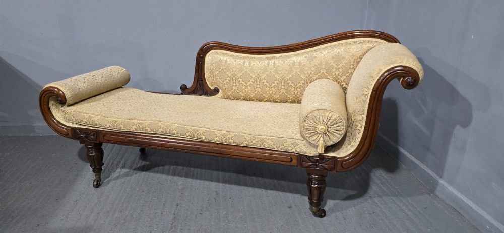 Outstanding William 4th Chaise Lounge View XII