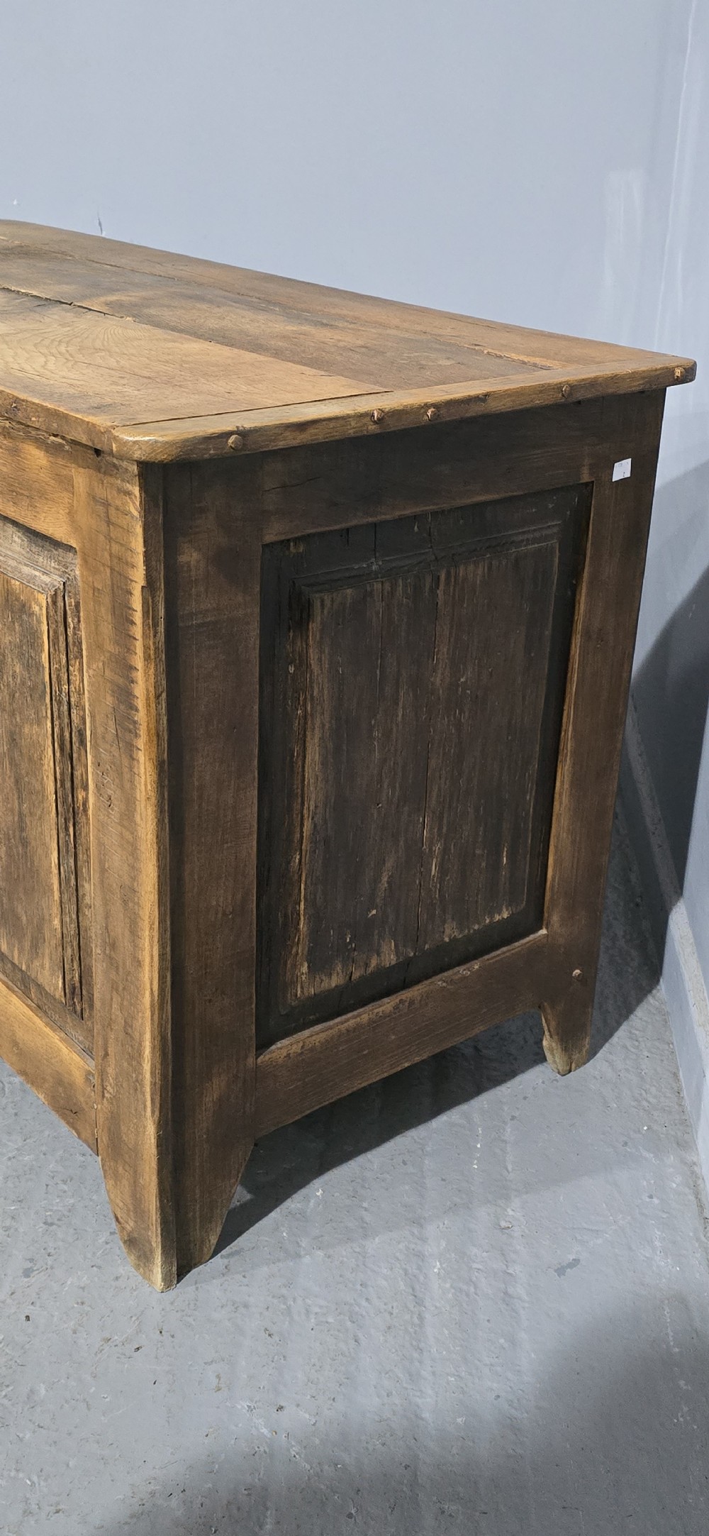 French Rustic Oak Coffer View V