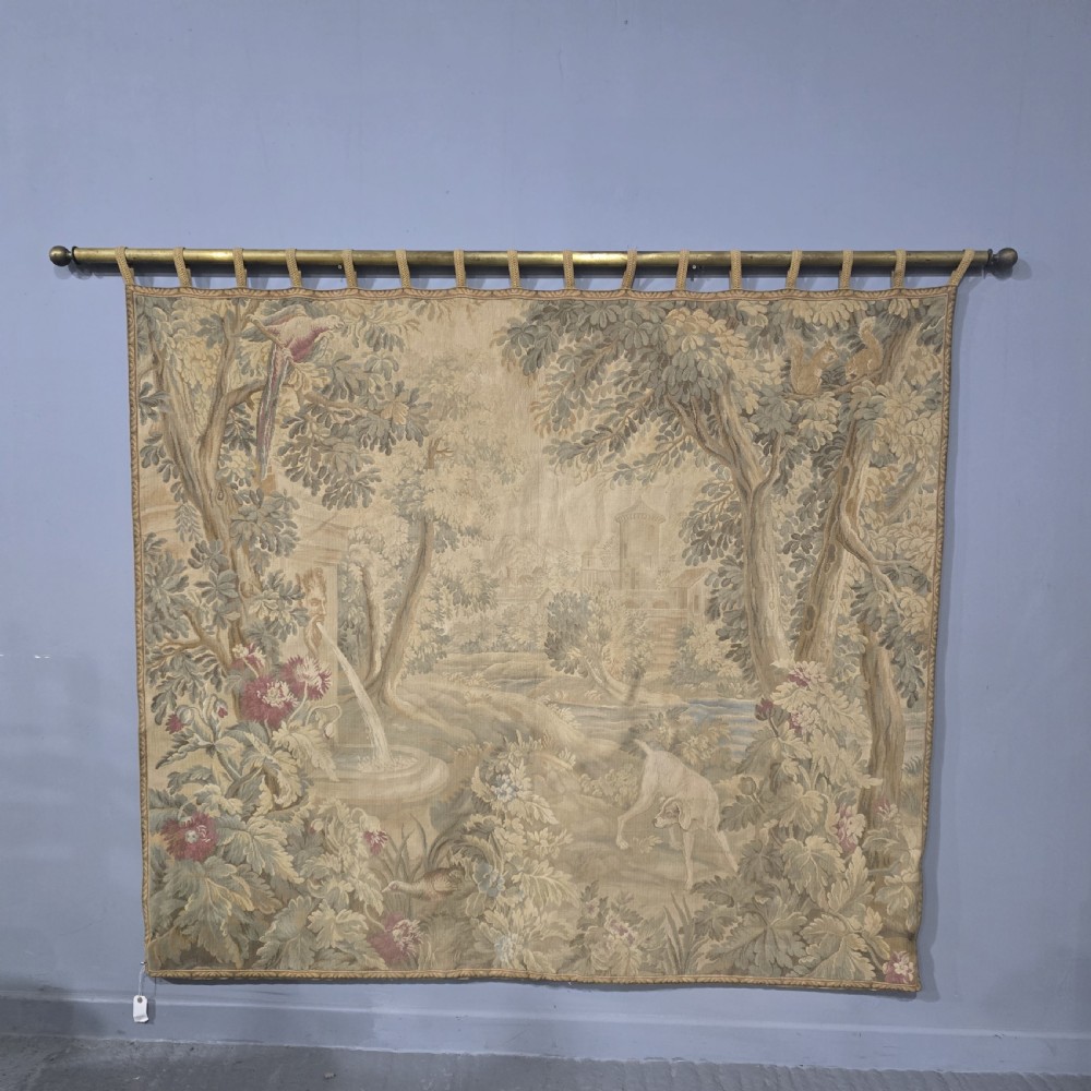 Large Antique French Tapestry
