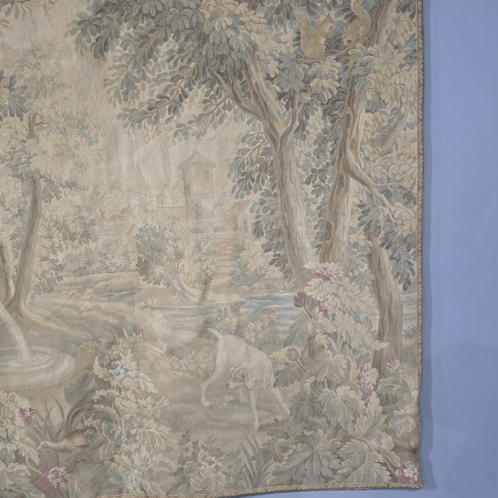 Large Antique French Tapestry View III