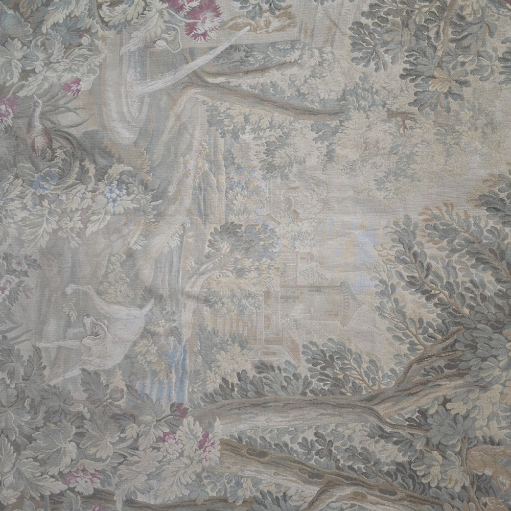 Large Antique French Tapestry View V