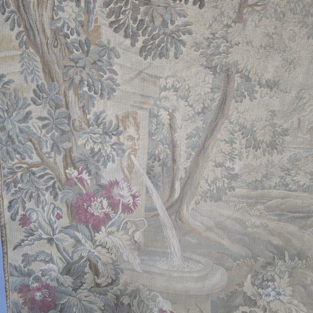 Large Antique French Tapestry View VI