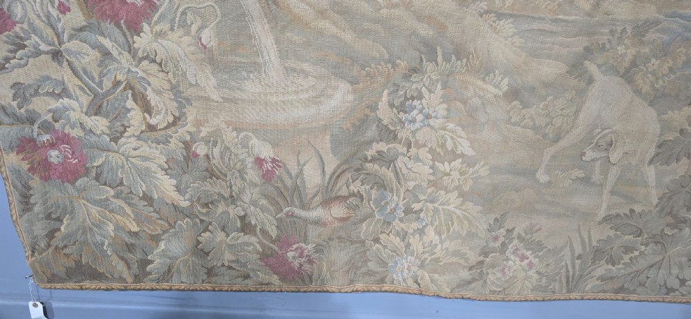 Large Antique French Tapestry View XI