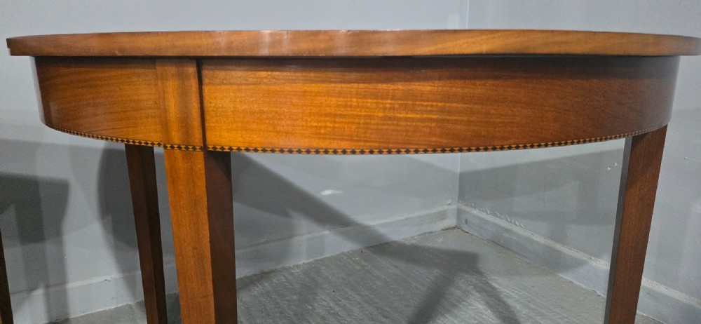 Fine Pair Regency Mahogany Console Tables View V