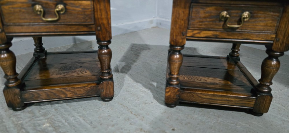Super Pair Oak Lamp Tables View VII