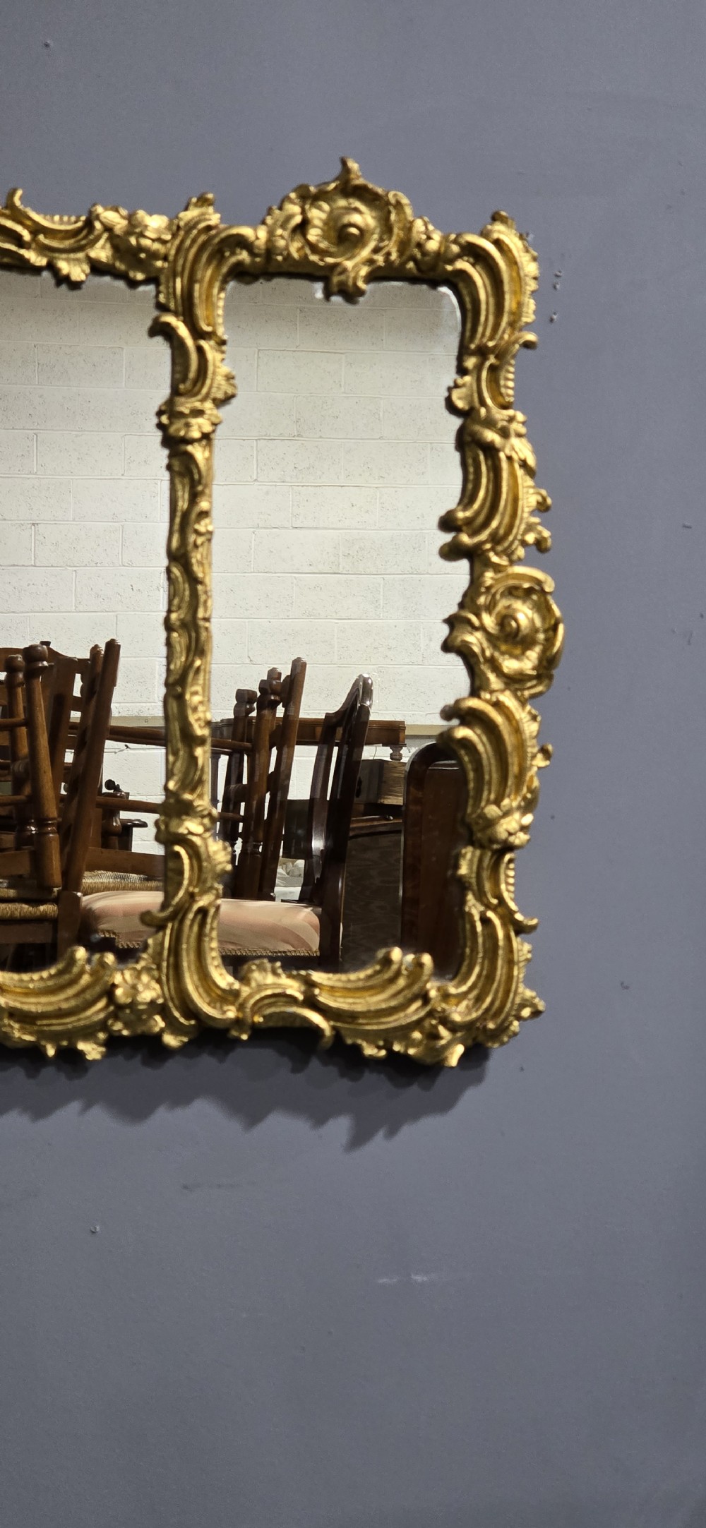 Outstanding Victorian Gilt Mirror View V