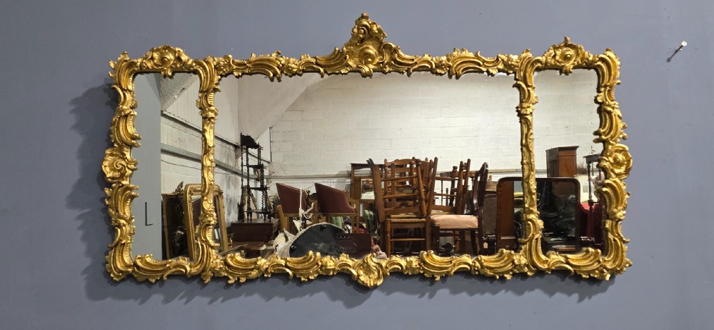 Outstanding Victorian Gilt Mirror View VII