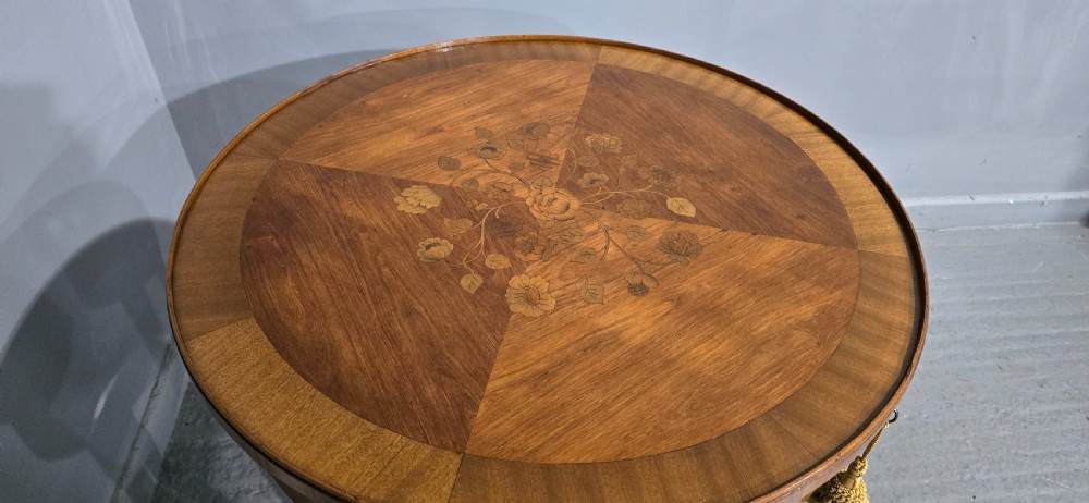 Super French Gueridon Games Table View VIII