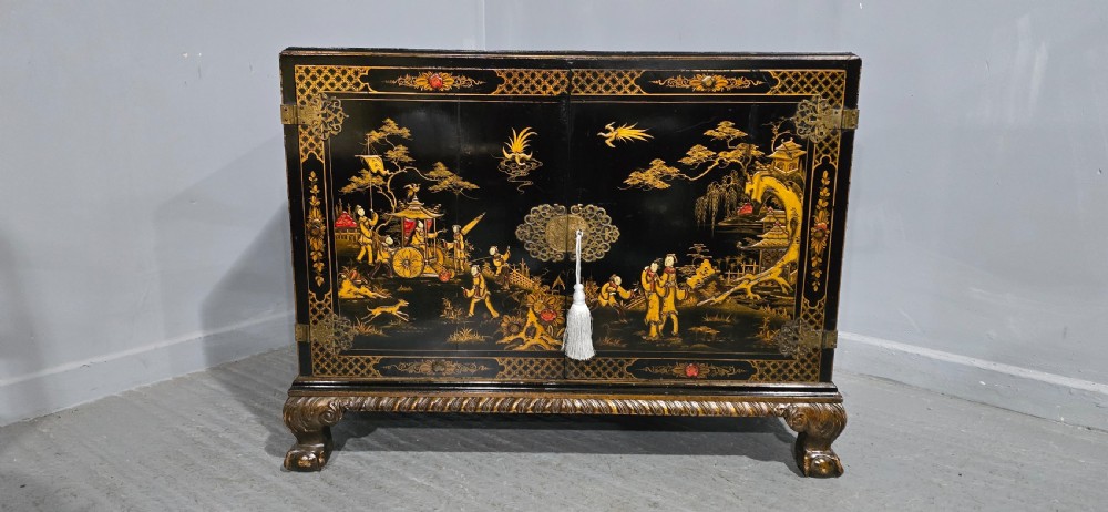 Fine Chinoiserie Two Door Cabinet View II