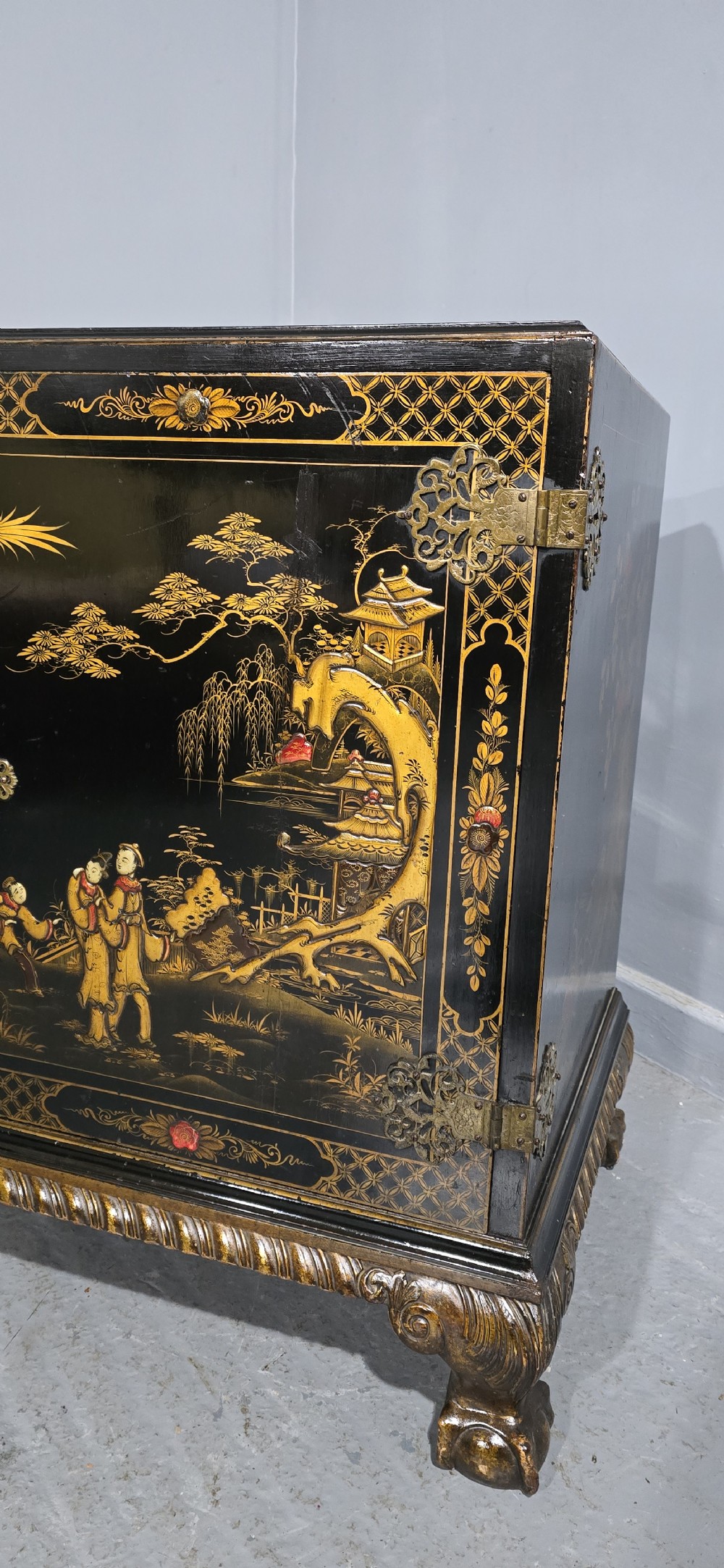 Fine Chinoiserie Two Door Cabinet View III