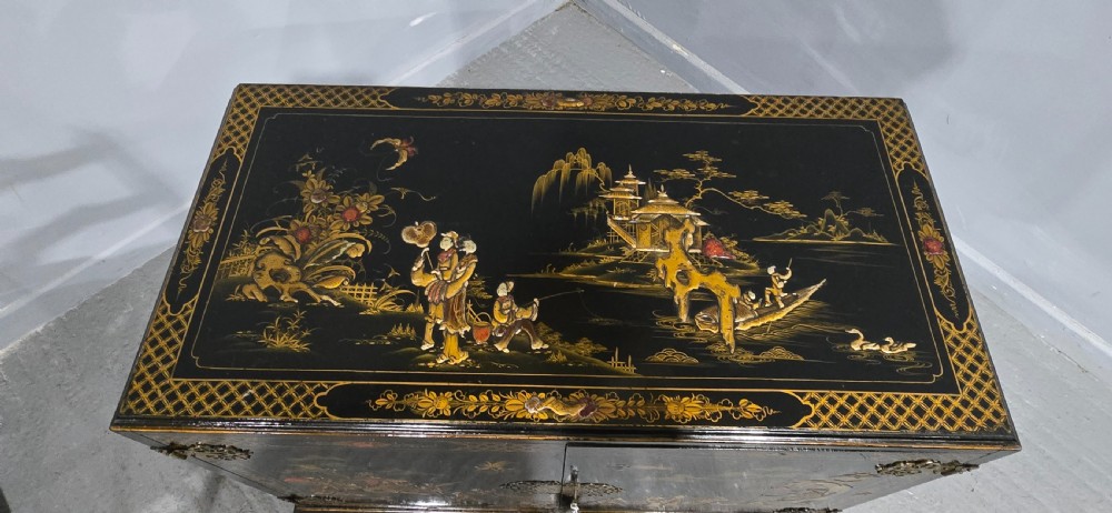 Fine Chinoiserie Two Door Cabinet View X