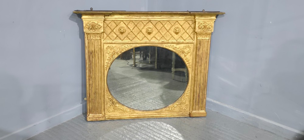 Fine Regency Overmantle Mirror View II