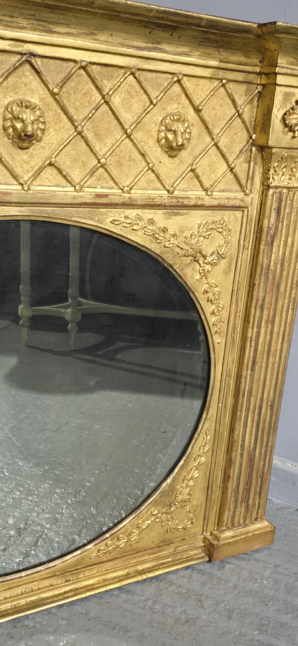 Fine Regency Overmantle Mirror View VIII