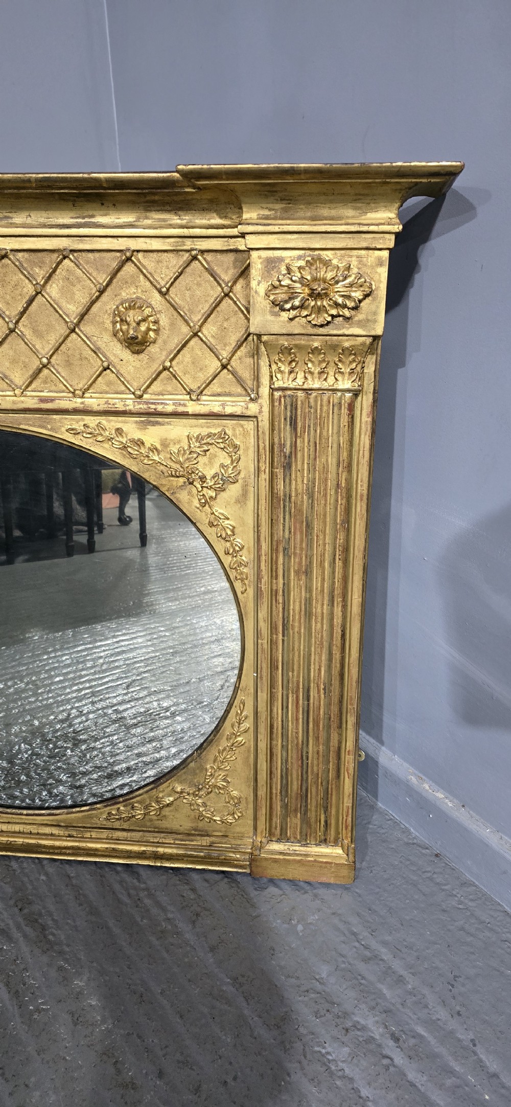Fine Regency Overmantle Mirror View IX