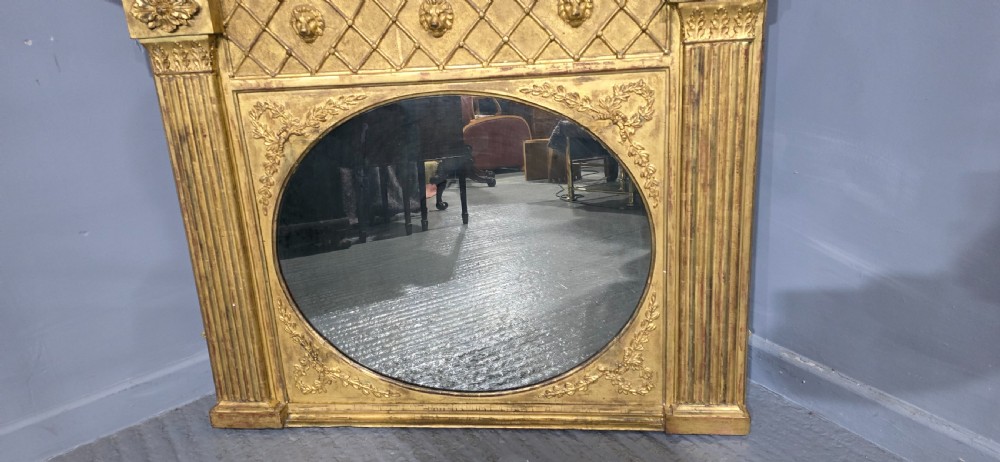Fine Regency Overmantle Mirror View X