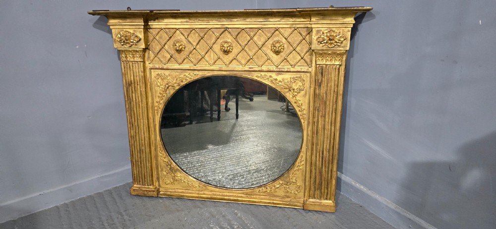 Fine Regency Overmantle Mirror View XI