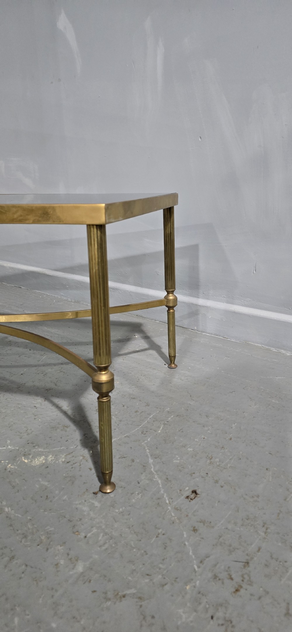 French Jansen Maison Brass Coffee Table View III