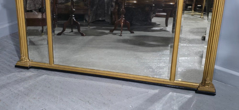 Fine Regency Gilt Overmantle Mirror View V
