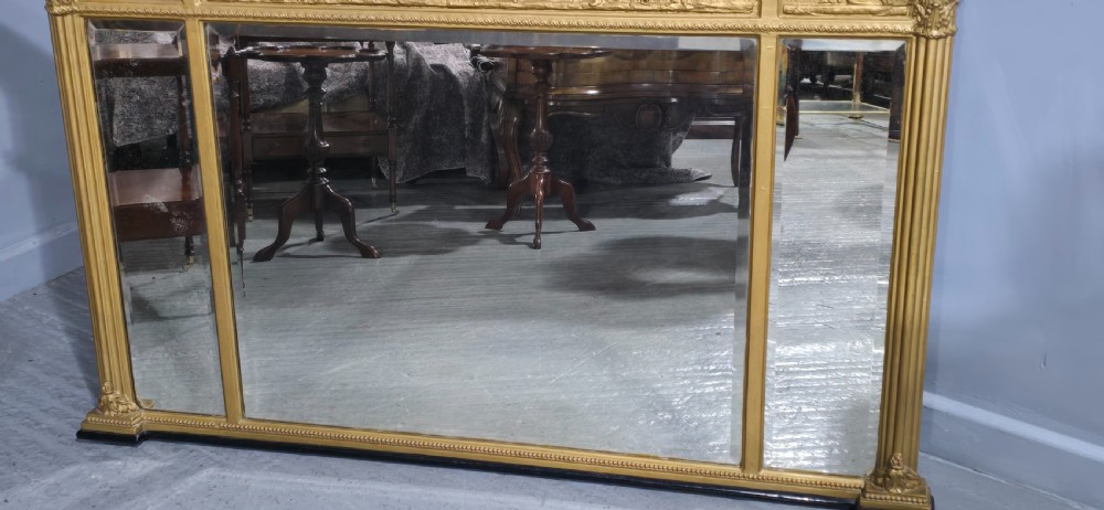 Fine Regency Gilt Overmantle Mirror View VI