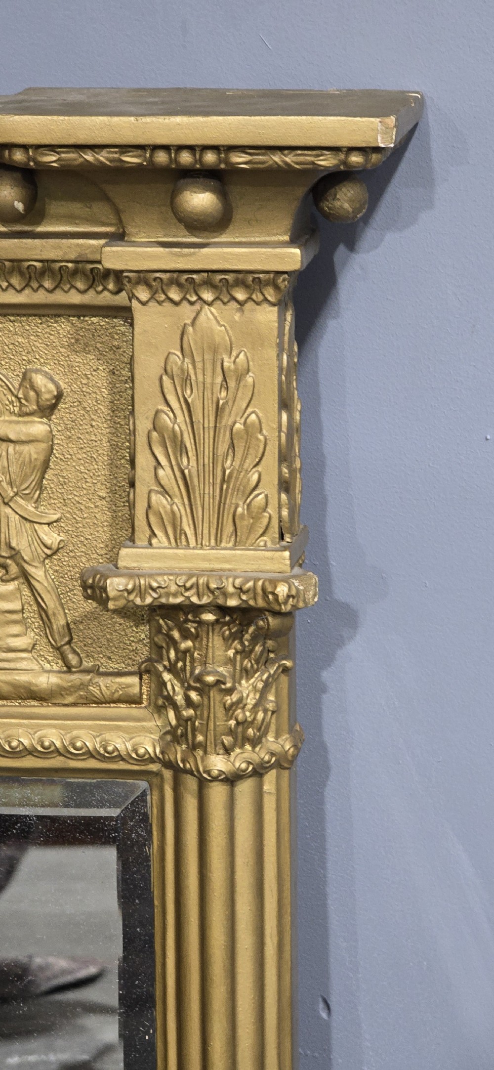 Fine Regency Gilt Overmantle Mirror View VIII