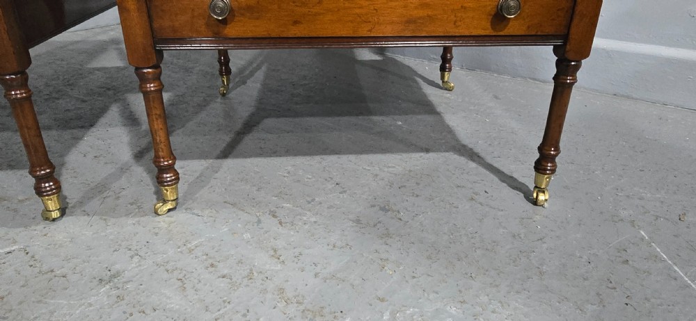 Fine Pair Regency Mahogany Lamp Tables View III