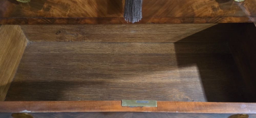 Super French Tall Chest of Mahogany Drawers View XVII
