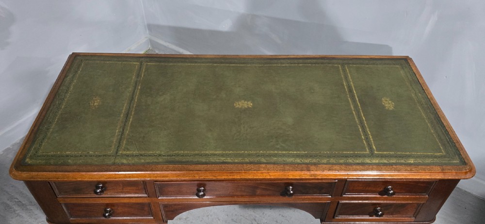 Gillows Victorian Mahogany Writing Desk View IV