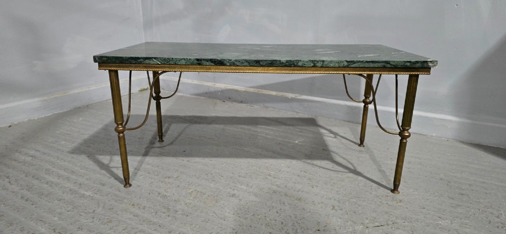 French Marble Top Coffee Table View II