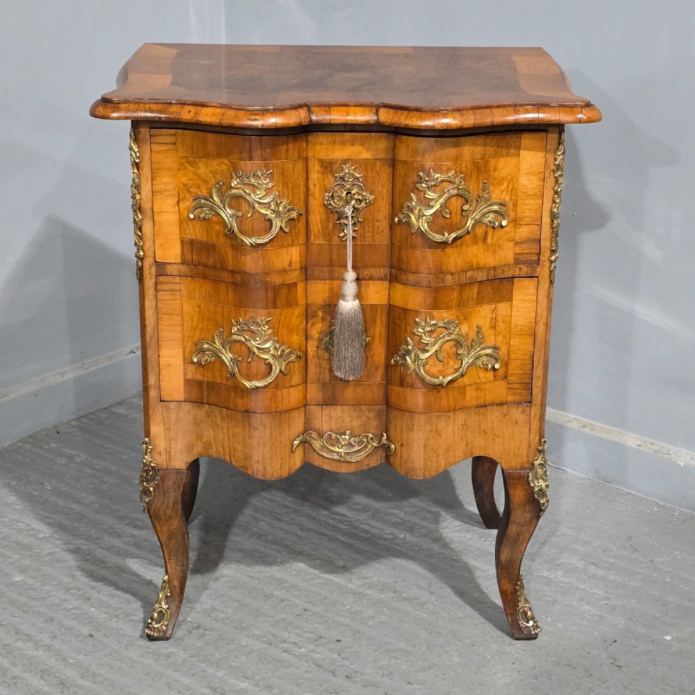 Small Maltese Walnut Commode Chest of Drawers View II