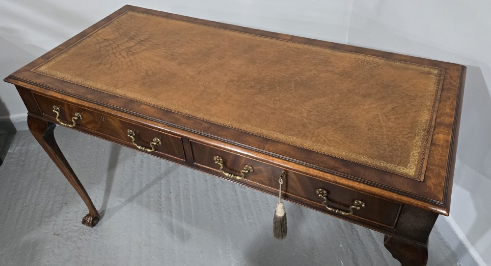 Chippenale Mahogany Library Writing Desk View V
