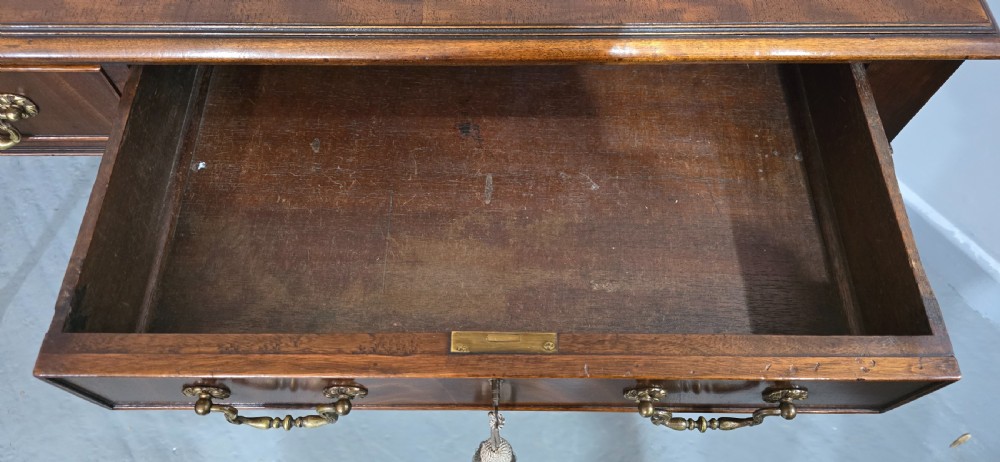 Chippenale Mahogany Library Writing Desk View X