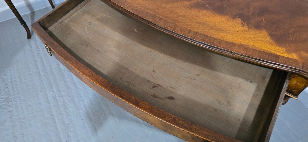Superb Pair Inlaid Console Side Tables View X