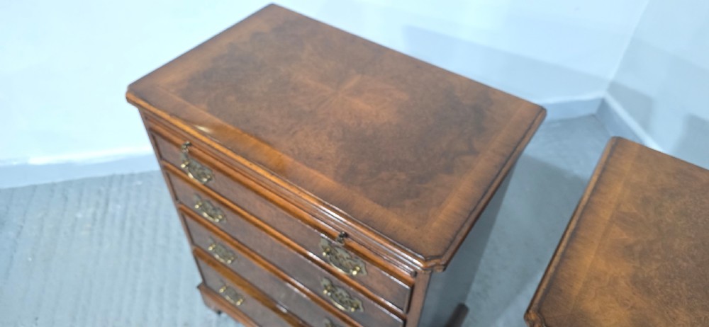 Excellent Pair Burr Walnut Chests of Drawers View VIII