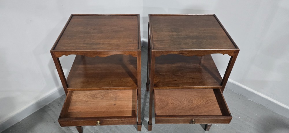 Pair Regency Bedside Lamp Tables View VI