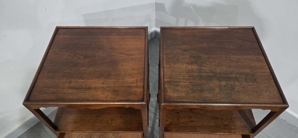 Pair Regency Bedside Lamp Tables View VII