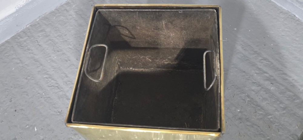 Brass Art Deco Coal Bin View VII