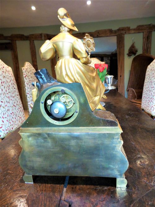 FRENCH MANTLE CLOCK C1850 - ADDITIONAL PHOTO 7